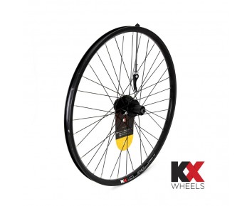 KX 26x1.75 Rear Dual Skin Quick Release Cassette Bolt On Disc Wheel Black